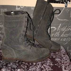 All Saints Grey boots size 8